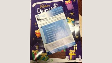 Advent calendars at the ready at Derby care home